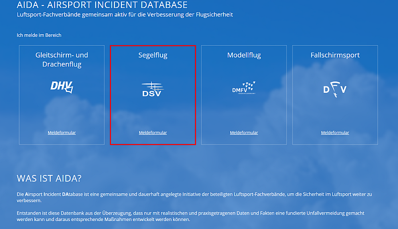 AIDA Airsport Incident Database